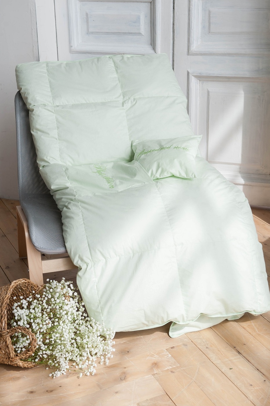 Комплект одеяло и подушки Евро PhytoFluff, одеяло 200x220 -  по .