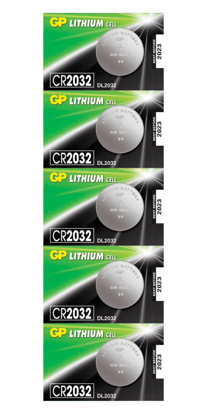 Батарейка CR2032 литиевая GP Lithium Cell CR2032 3V 5 шт - купить с ...