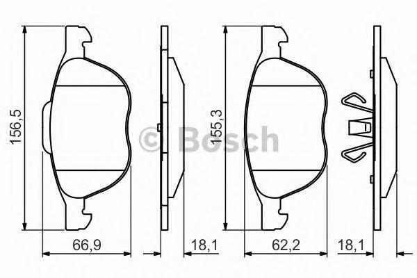 ТормозныеколодкиBosch