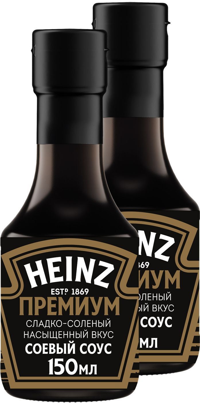 Соус соевый Heinz Премиум, 2 шт по 150 мл — купить в интернет-магазине ...