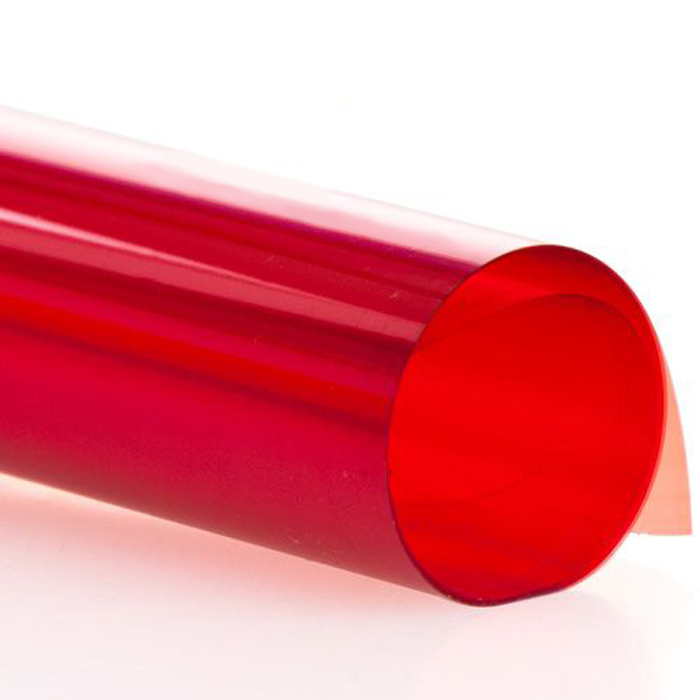 Пленка для защиты фар автомобиля/тонировка фар, цвет красный (1м*30см ...