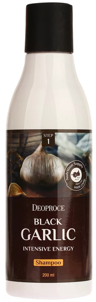 Deoproce Шампунь для волос с черным чесноком Black Garlic Intensive ...
