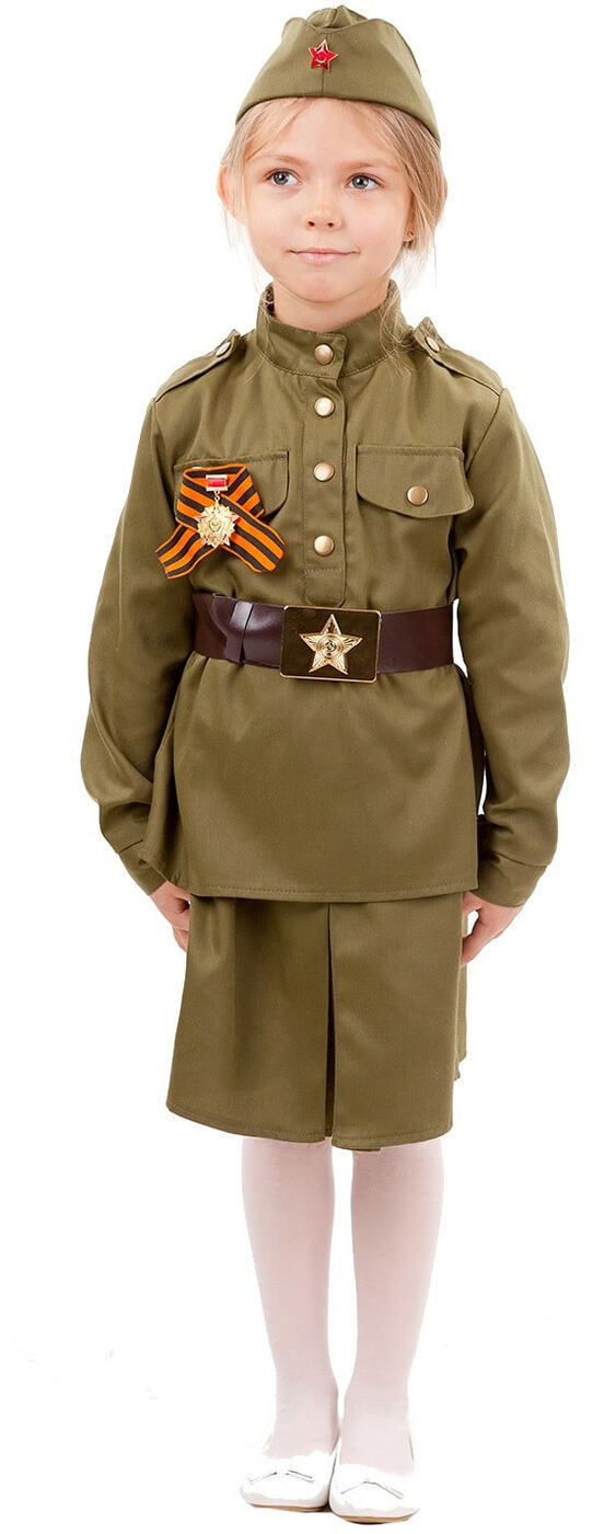 Военный костюм Солдатка Пуговка
