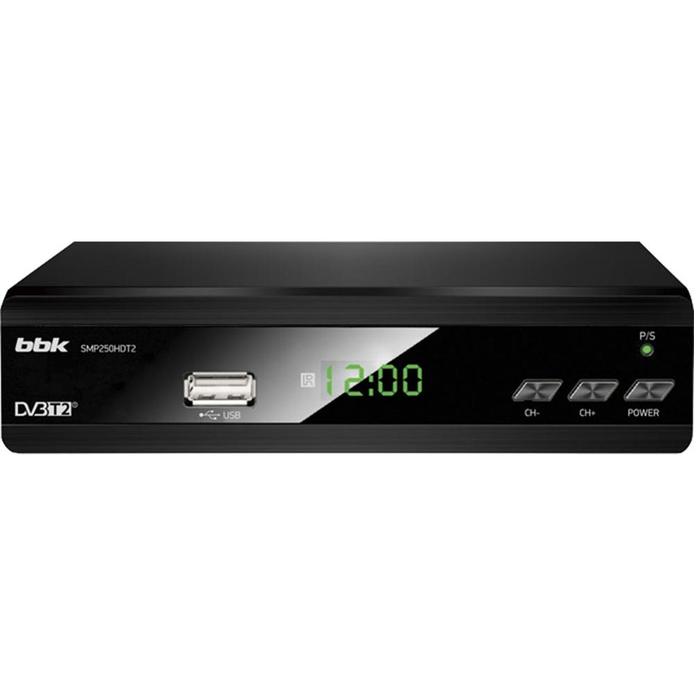 ТВ ресивер BBK SMP250HDT2 (B), черный купить по выгодной цене в ...