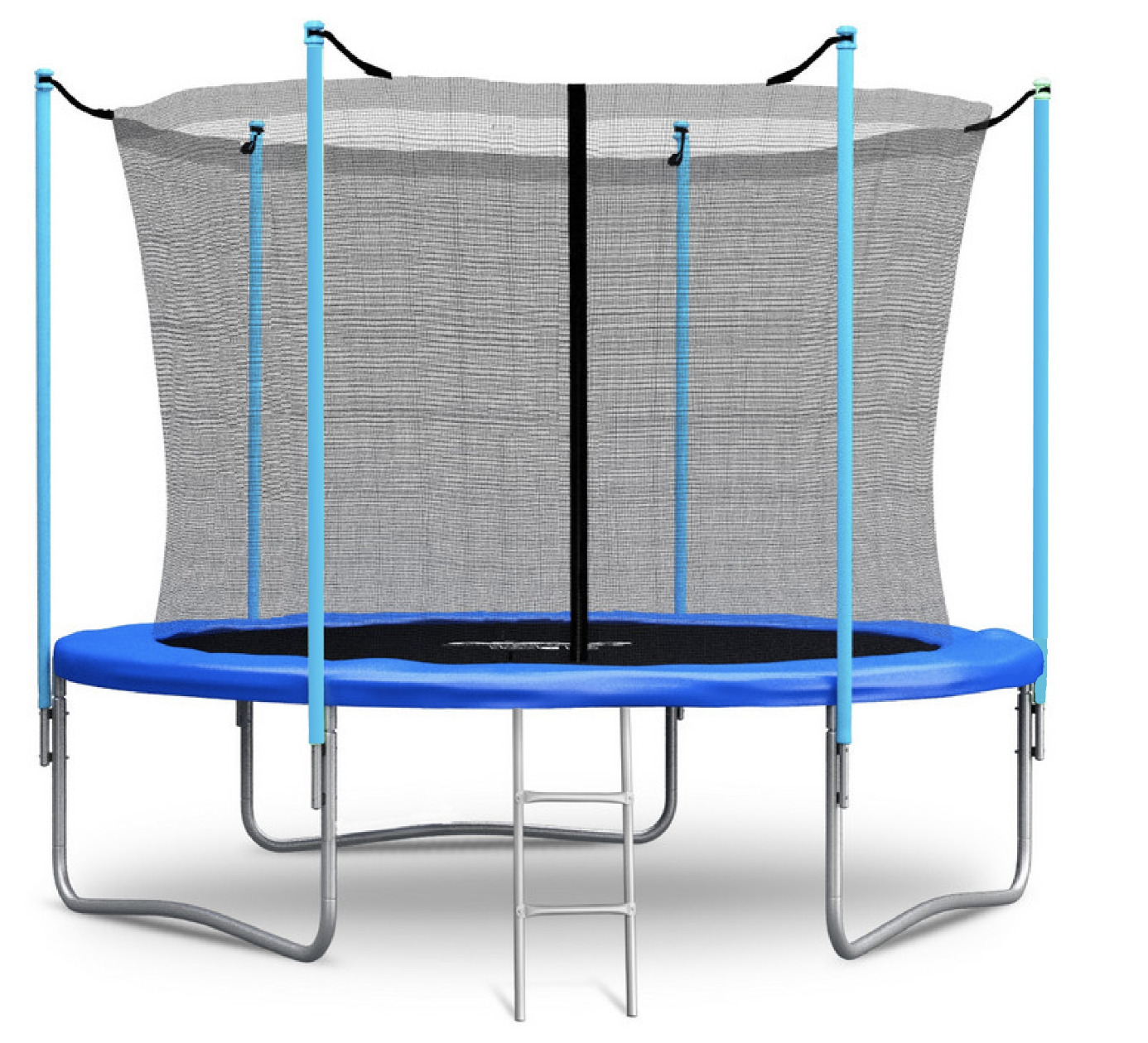 Батут каркасный Funfit 10ft 312 см (внутренняя сетка и лестница ...