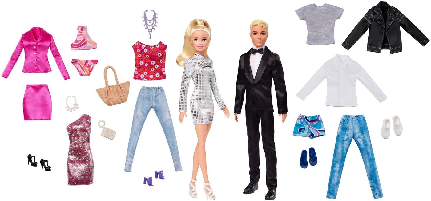 Набор Barbie куклы с модной одеждой и аксессуарами ght40