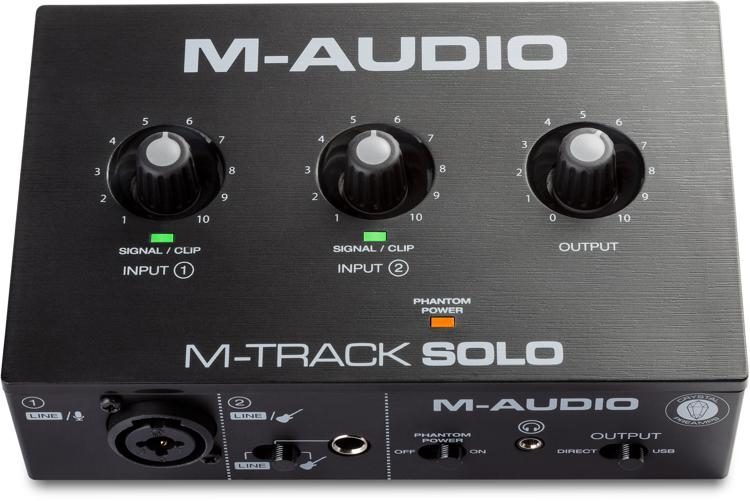 M-AudioM-TrackSoloUSBаудиоинтерфейс,2-канальный