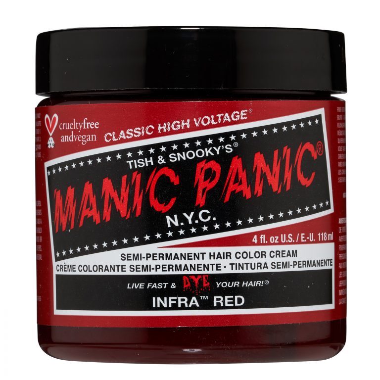 MANIC PANIC Классическая красная краска для волос - Infra Red - характерист...