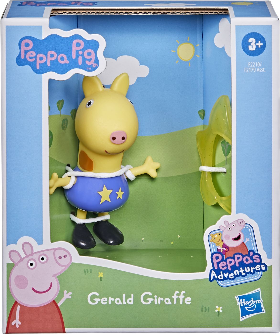 Фигурка Свинка Пеппа с аксессуаром Жираф Джеральд PEPPA PIG F2210, 6 см