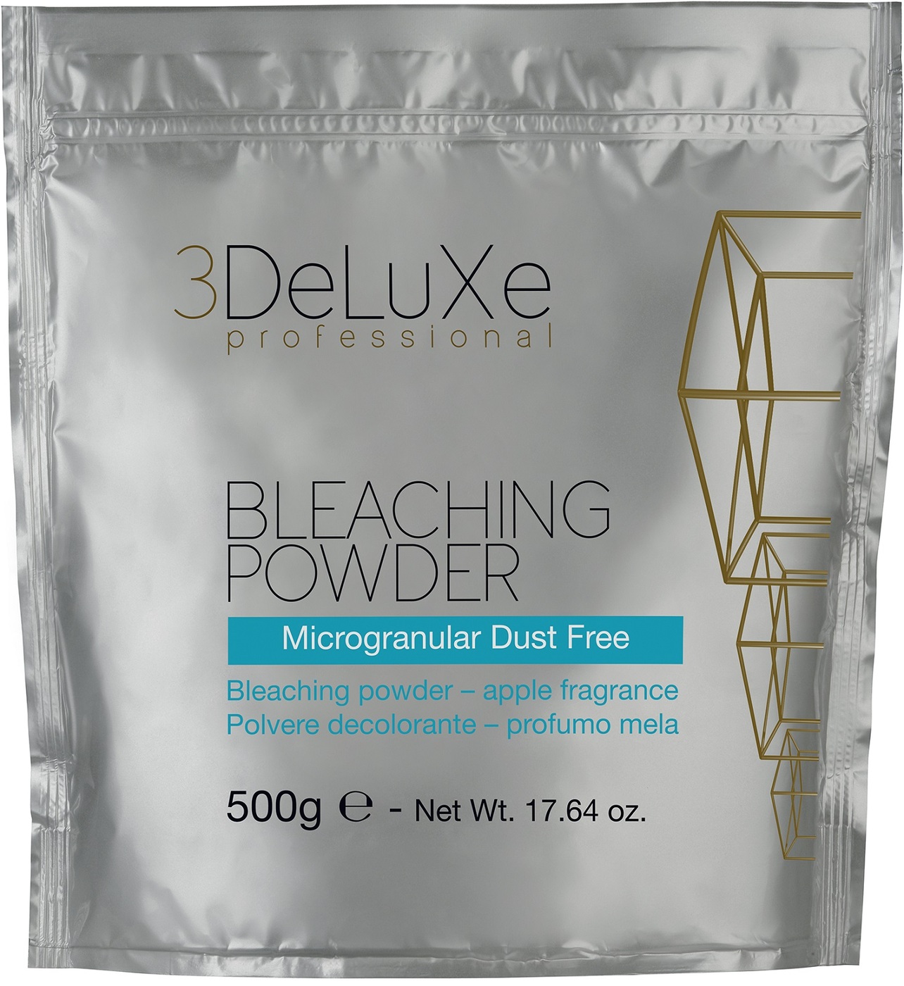 3DELUXE PROFESSIONAL Осветляющая пудра голубая BLEACHING POWDER BLUE, 500г