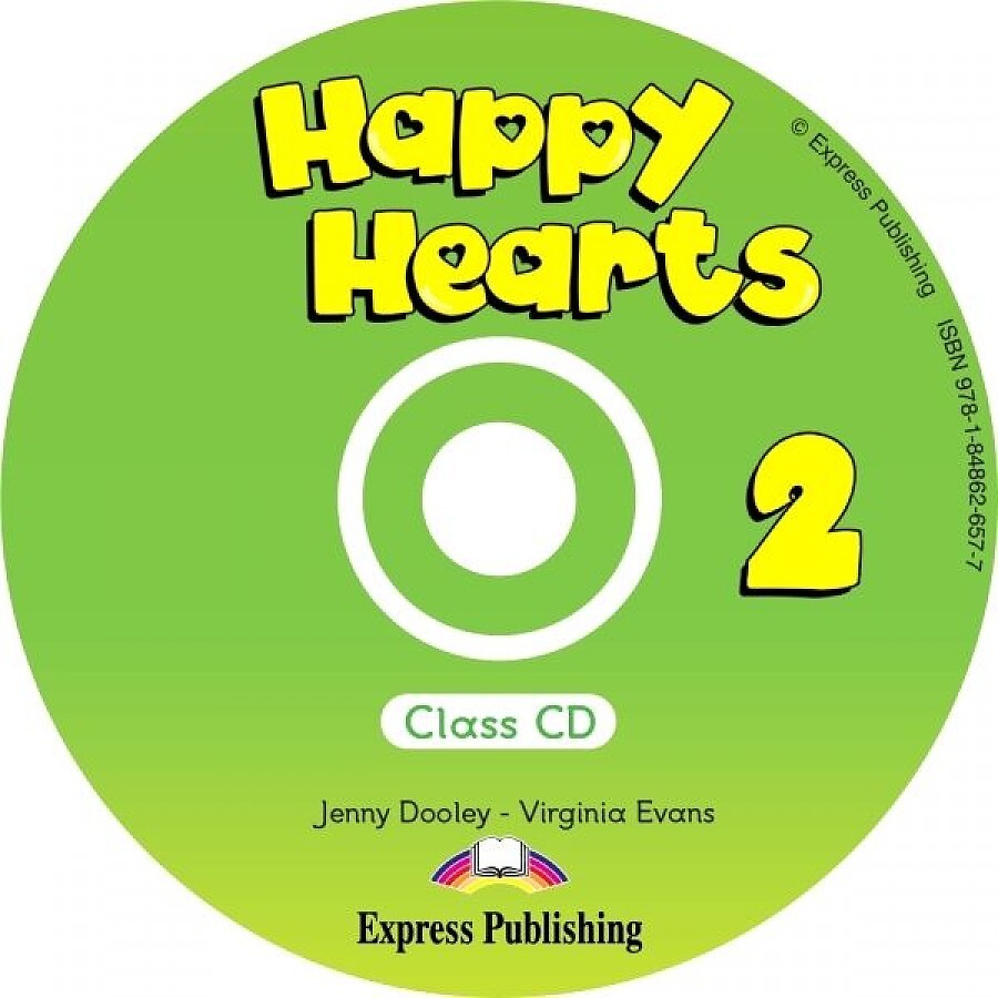 Аудиодиск для работы в классе Happy Hearts 2 Class Audio CD