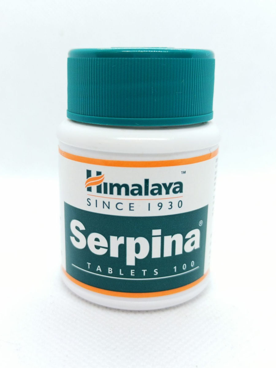 Серпина (Serpina) успокоительное Himalaya, 100 таб. — купить в интернет ...
