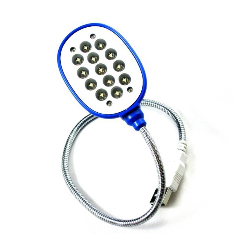 LED usb лампа на гибкой ножке 13 led computer light