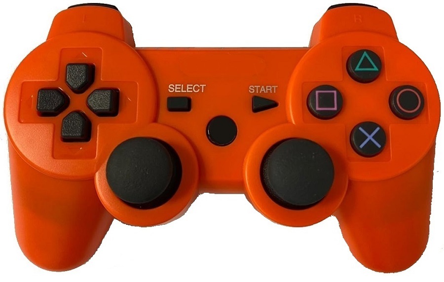 Orange ps3 controller Clearance