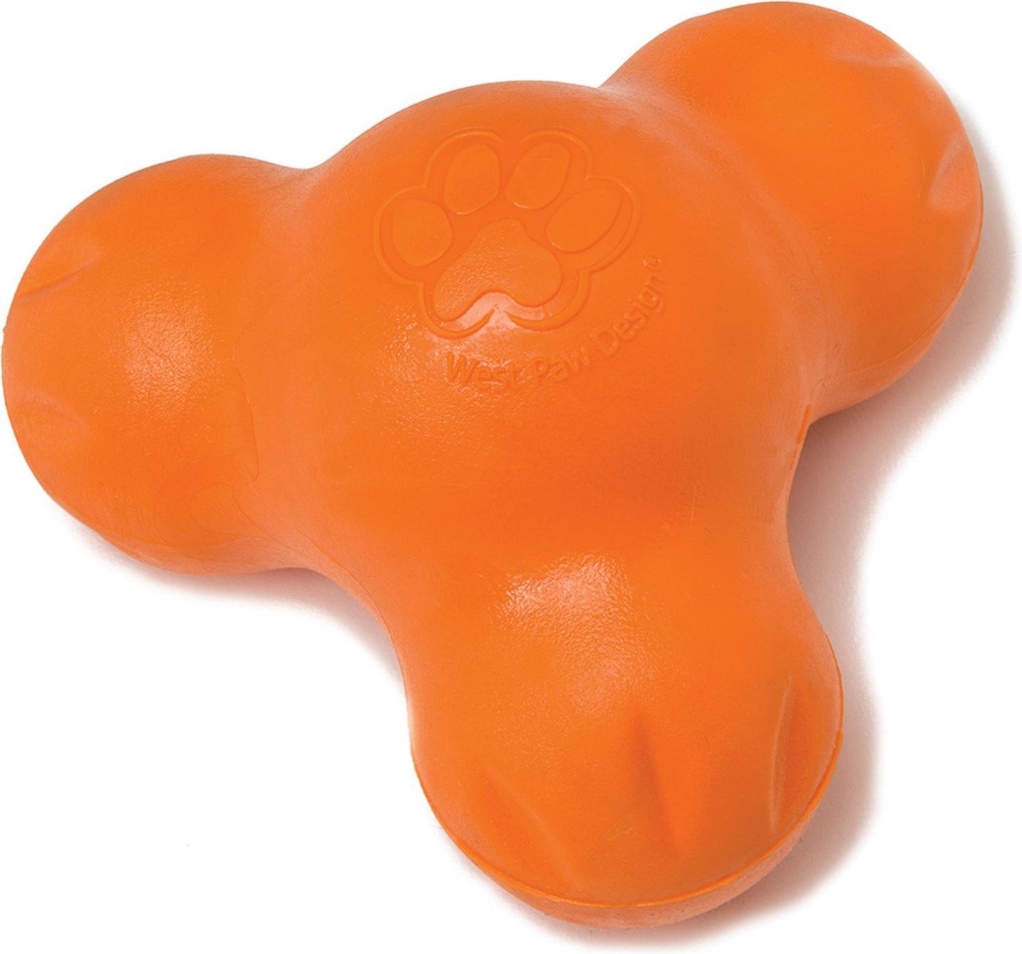 Игрушка для собак West Paw Zogoflex Tux L, для лакомств, оранжевый, 15 ...