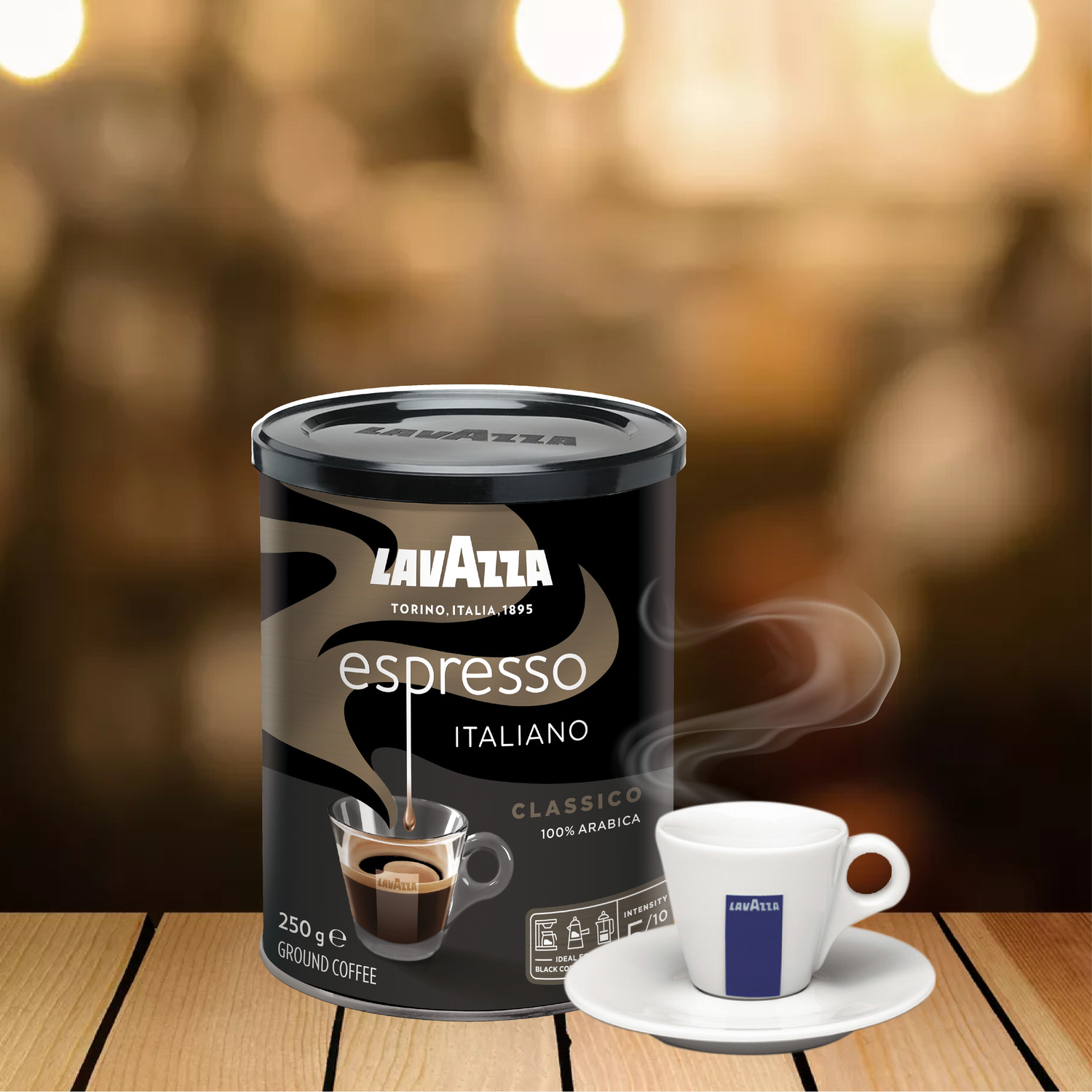 Lavazza Espresso 250 г. Кофе молотый Lavazza Espresso 250 гр. Кофе Лавацца эспрессо молотый в/у 250г. Лавацца молотый 250 гр.