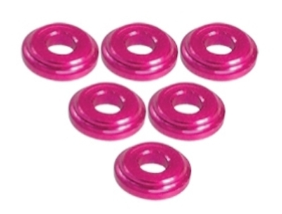 Shock Tower Shim M8 x 2mm (6pcs) - Pink 3Racing (запчасти) 3RAC-WFS820-PK