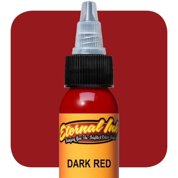 DARK RED Eternal краска пигмент для тату красный оттенок (1 oz / 30 мл)