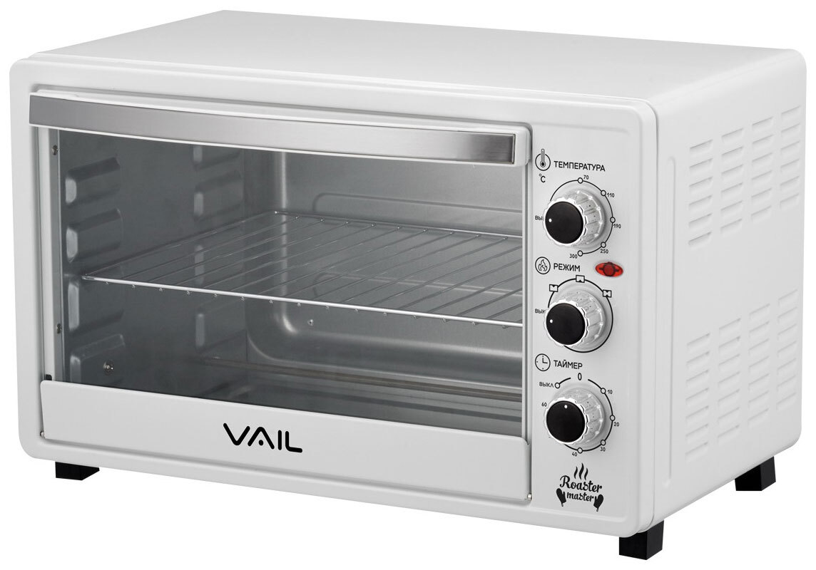 -печь VAIL, белый, 35 л  по низкой цене с доставкой в .