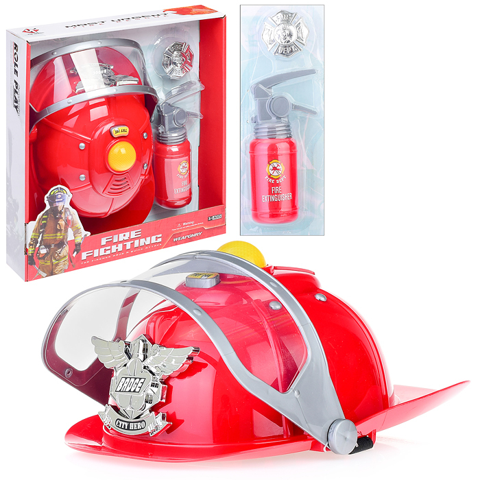 Набор Юный пожарный / Каска пожарного и аксессуары / Костюм пожарника ...