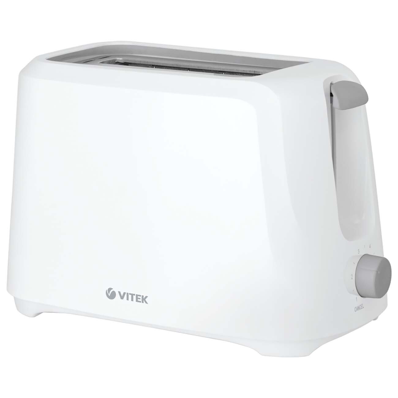 VITEK Тостер VT-9001 700 Вт, белый