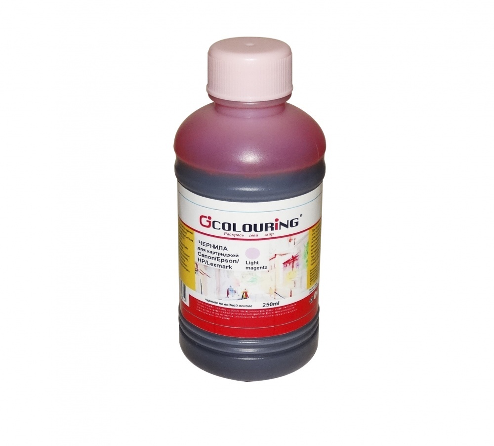 Чернила для принтера Colouring Универсальные, светло-пурпурный, для ...