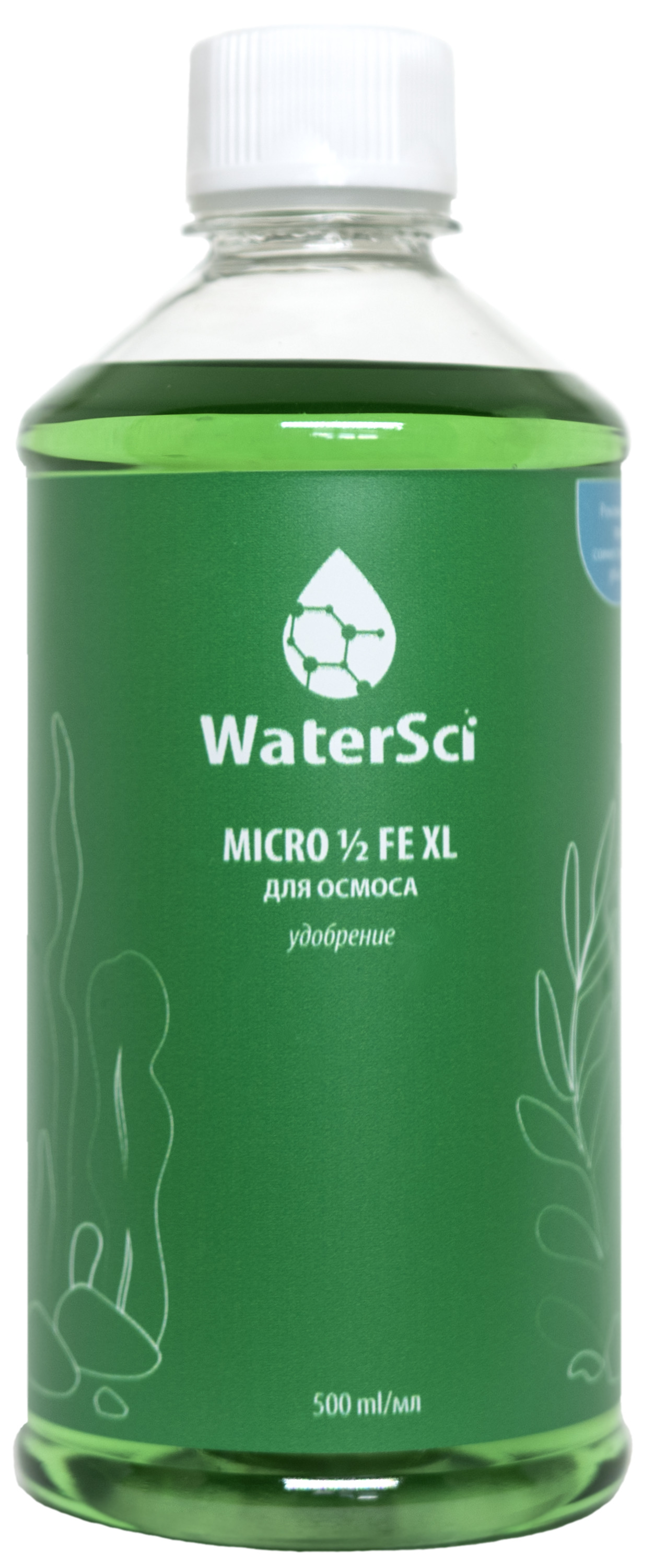 Концентрат удобрения с микрокомплексом для осмоса Water Sci. Micro 1/2 Fe XL, 500 мл.