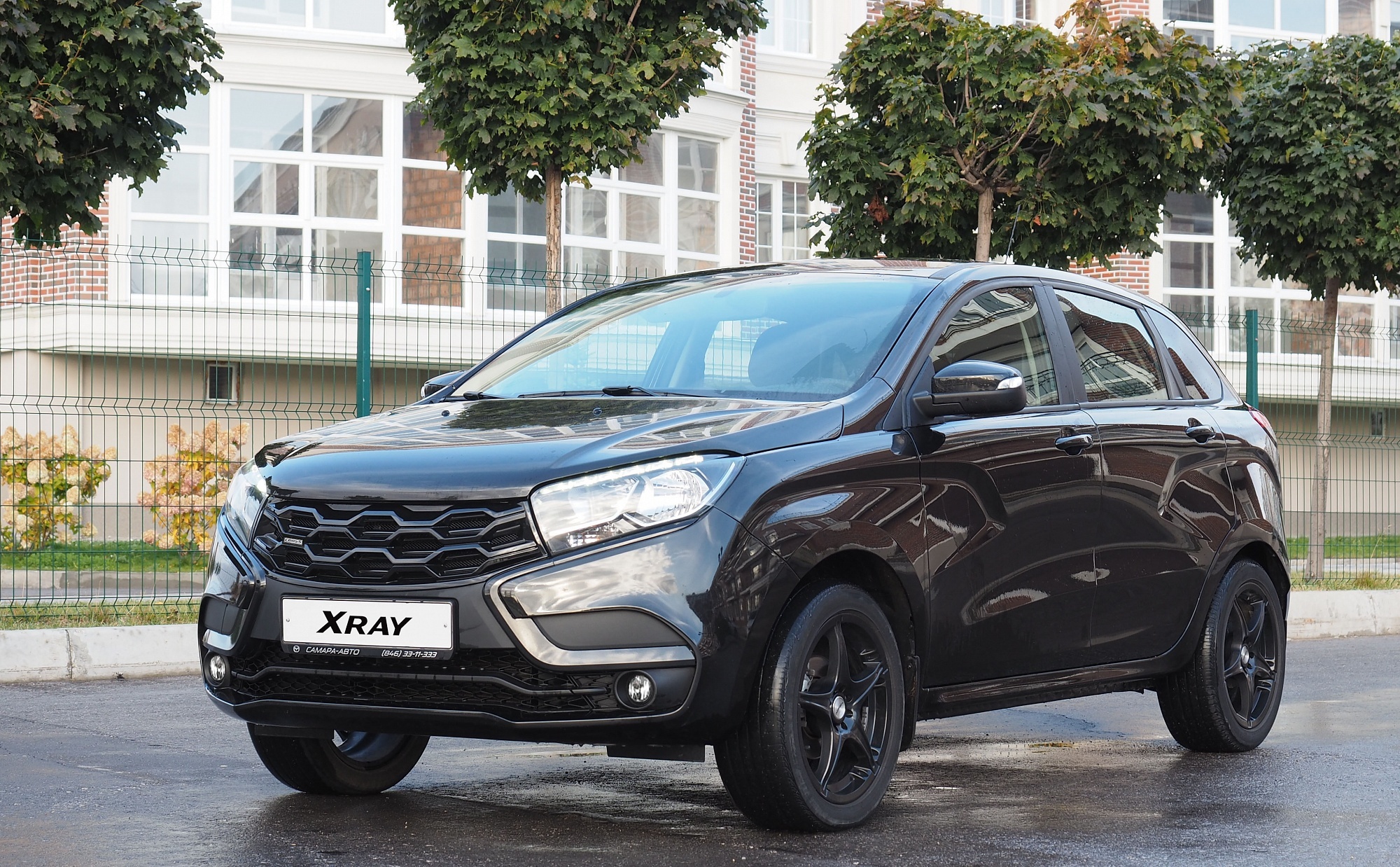 Тюнинг икс рей фото Решетка радиатора "Ячейки CROSS" Lada X-Ray купить по низкой цене в интернет-маг