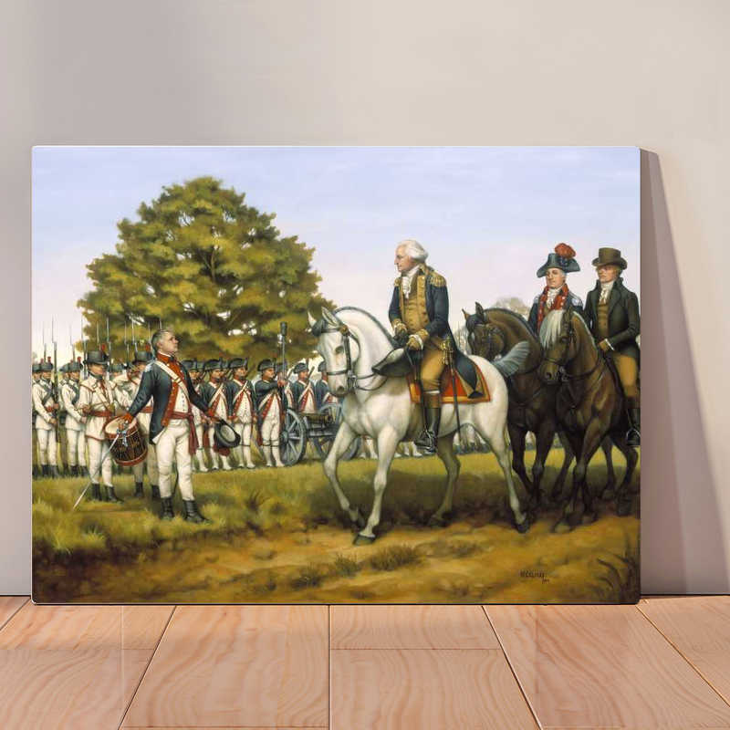 30 см картина. Alcohol Riot that occurred in Pennsylvania in 1794. George Washington.