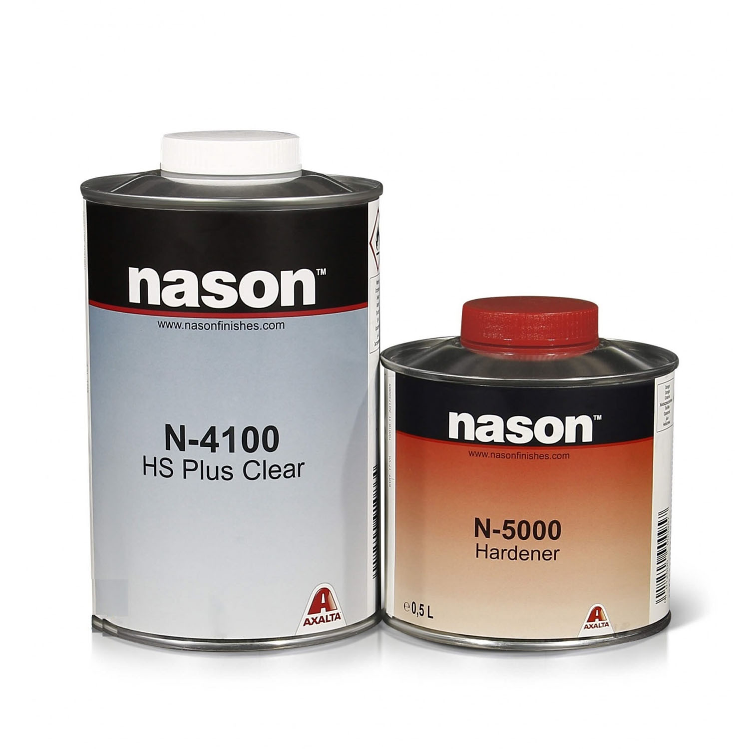 Nason Лак HS PLUS CLEAR N4100. Комплект 1л.+0,5л. по низкой цене с