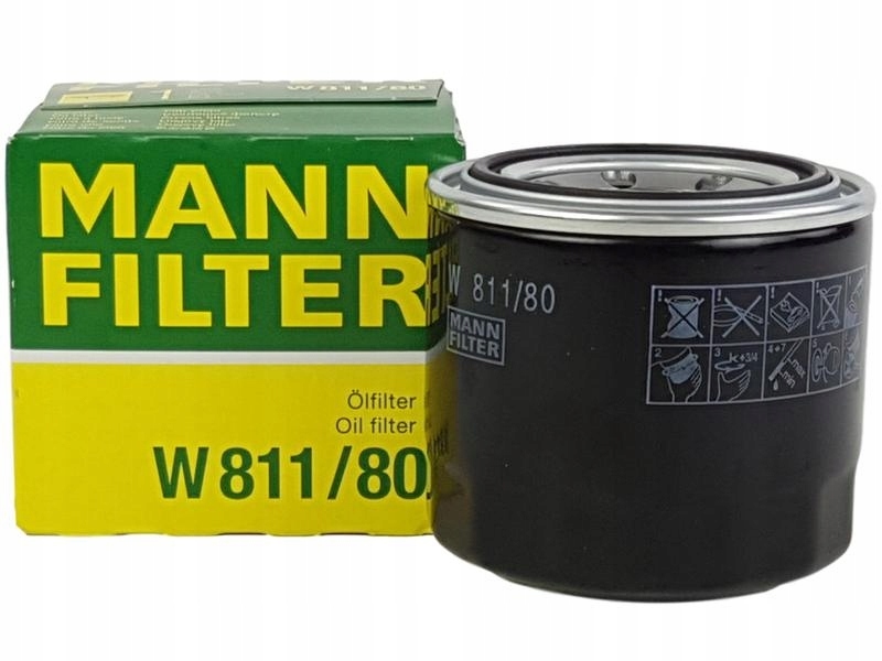 Характеристики Фильтр масляный MANN-FILTER W 811/80 Foto 17