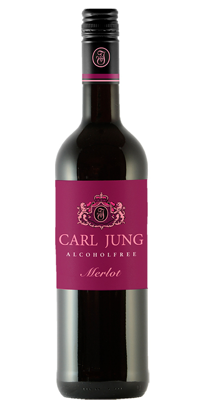 Вино безалкогольное Carl Jung (Карл Юнг) Merlot (Мерло) красное полусухое, 750 мл