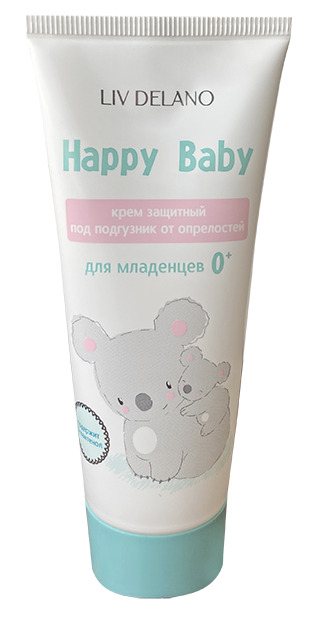 Liv Delano Крем под подгузник Детский HAPPY BABY Защитный с первых дней жизни 75 г