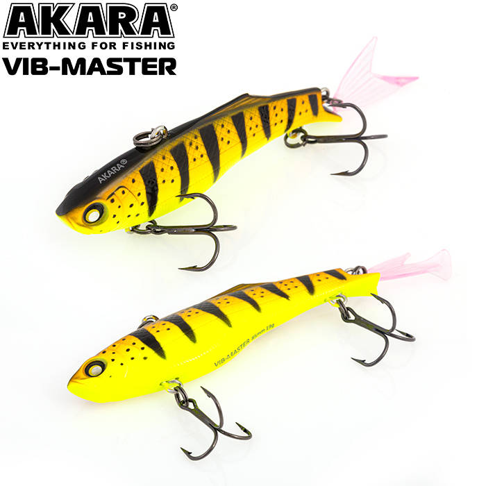 Воблер akara раттлин vib-master 85 мм 19 гр. (2/3 oz 3,3 in) A12,(набор из 1 шт)