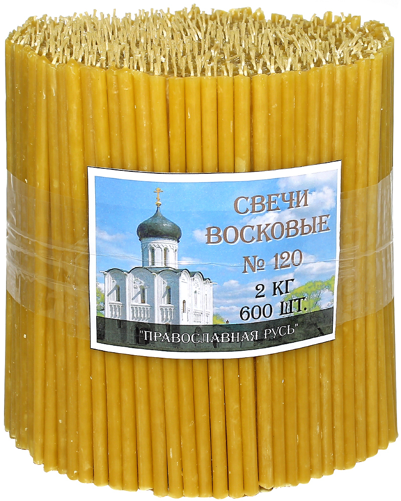 Свечи церковные, 16 мм, 600 шт купить по выгодной цене в интернет-магазине  OZON (409741467)