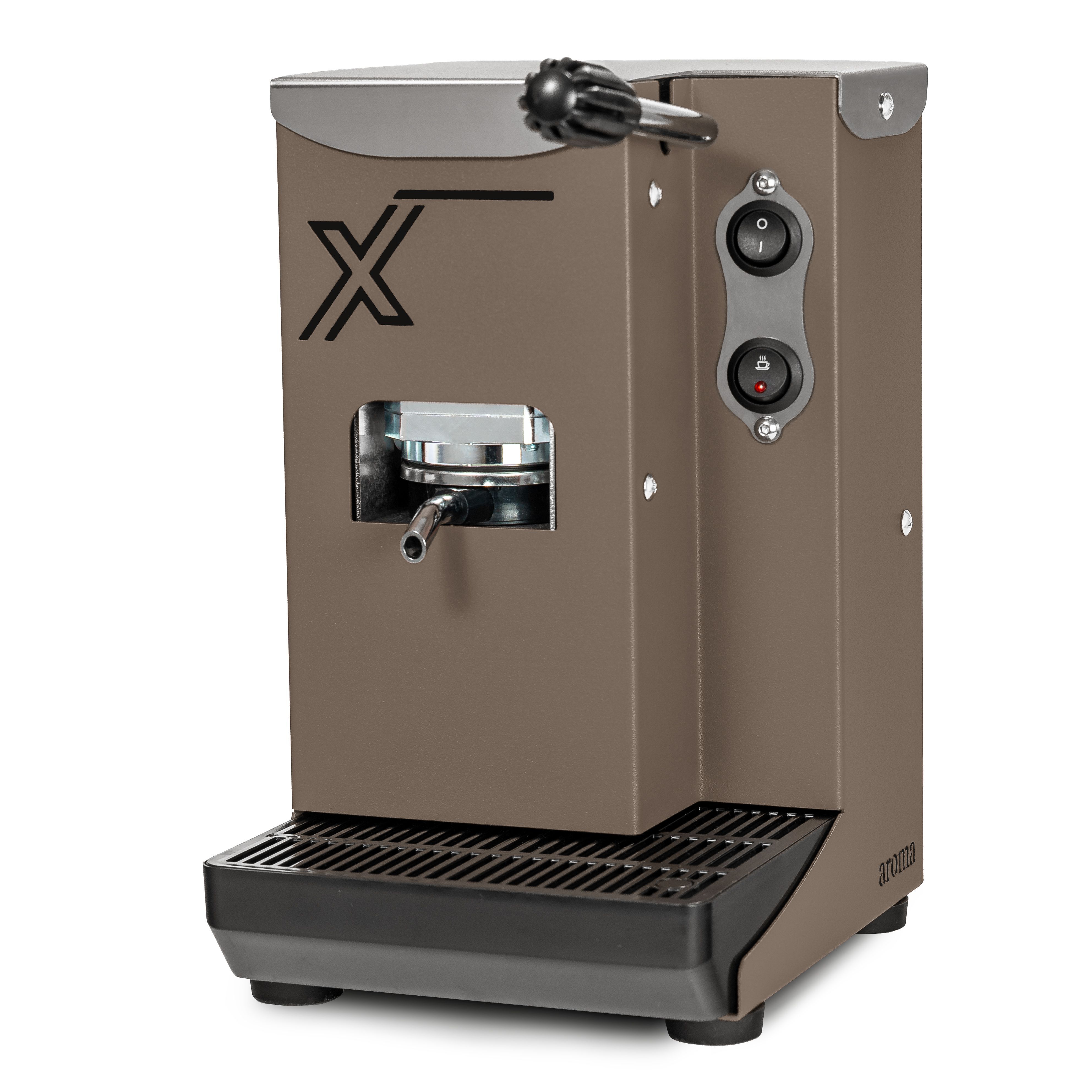 Автоматическая кофемашина AROMA MACCHINE DA CAFFE X, бежевый купить по ...