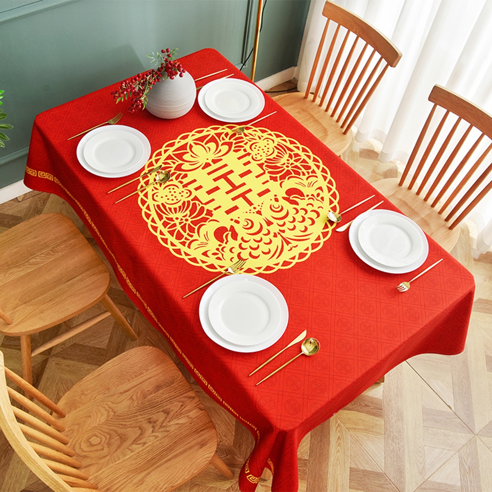 Китайская скатерть на стол