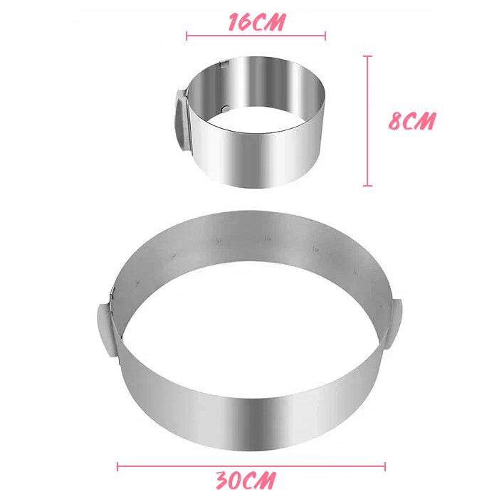 Кольцо для торта раздвижное высокое
