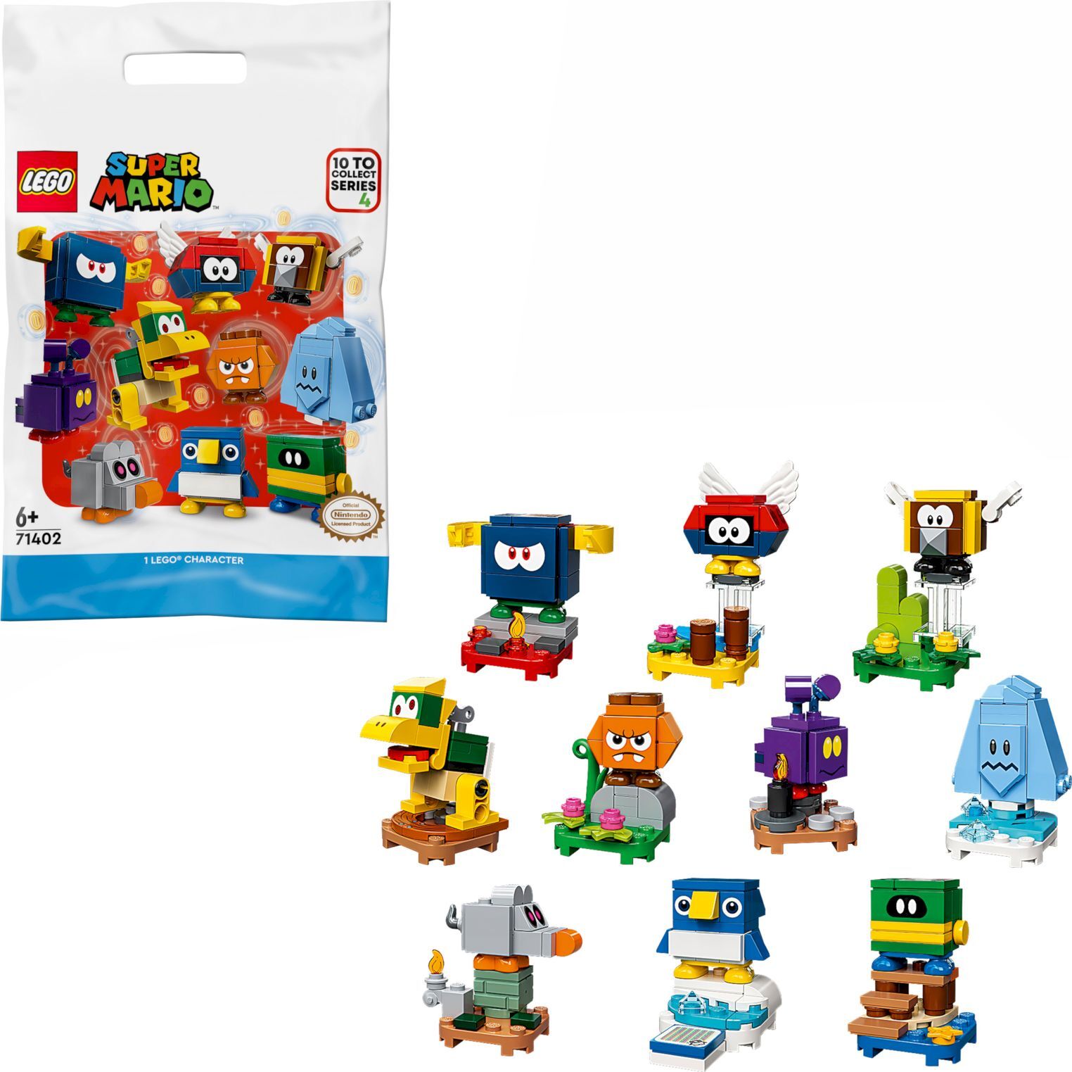 Конструктор Lego Super Mario Minifigures Фигурки персонажей: серия 4 71402