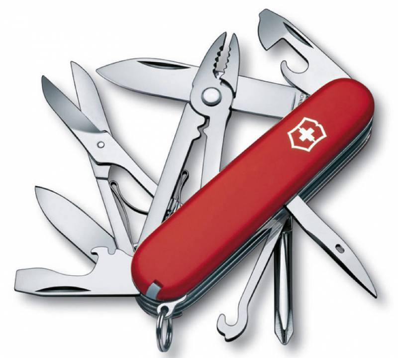 Нож перочинный Victorinox Deluxe Tinker (1.4723) 91 мм, 17 функций, красный , картонная коробка