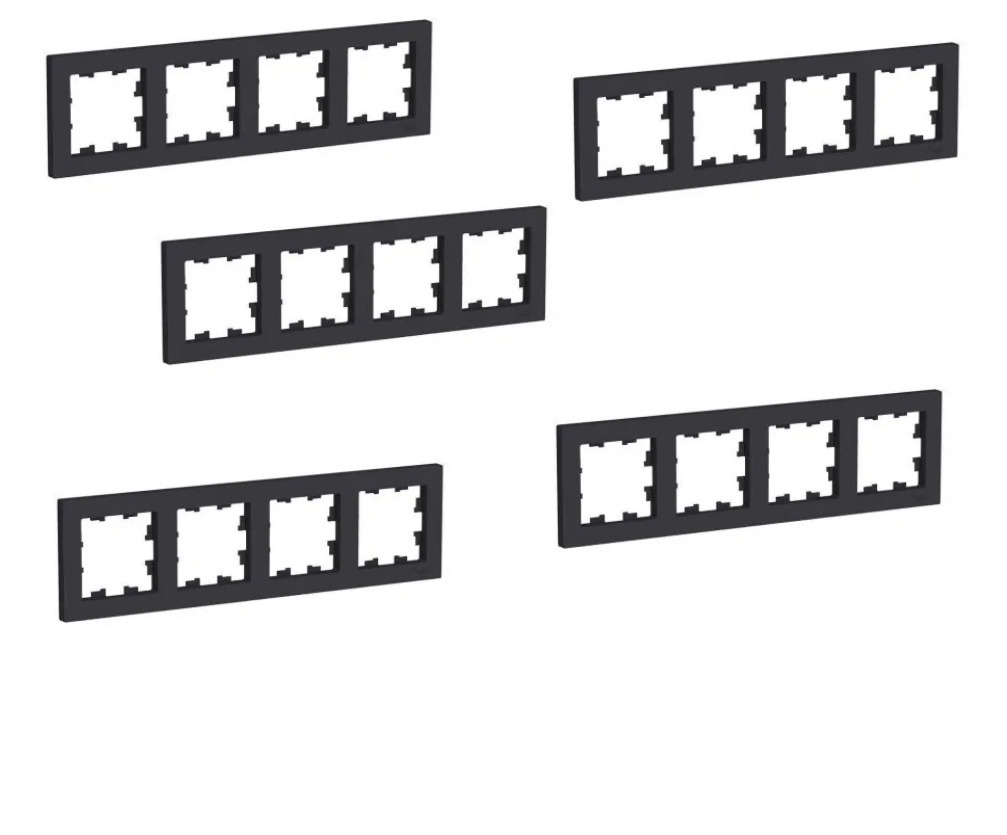 Schneider electric рамка 4 поста. Schneider Electric Atlas Design черный. Рамка 4 поста Schneider Electric Atlasdes. Шнайдер рамка на 4 поста. Рамка электроустановочная.