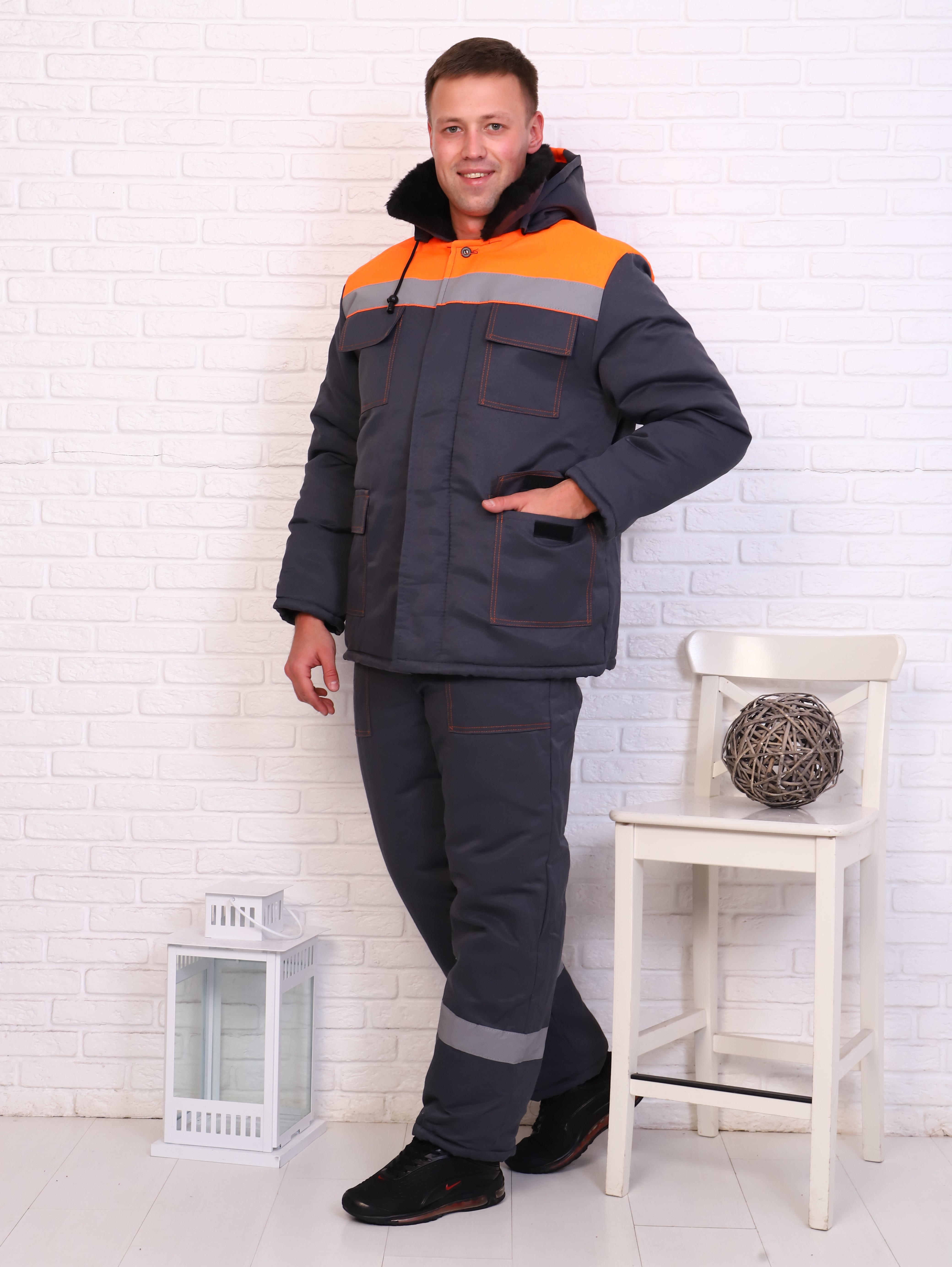 Спецодежда зимняя мужская/ зимняя рабочая одежда (48-50, 182-188) - купитьс доставкой по выгодным ценам в интернет-магазине OZON (1233534195)