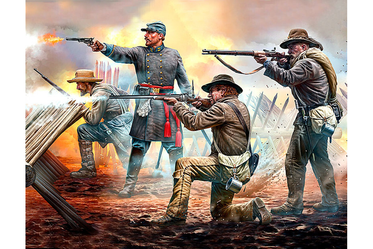 Пехота Конфедерации (Гражданская война в США) 1:35