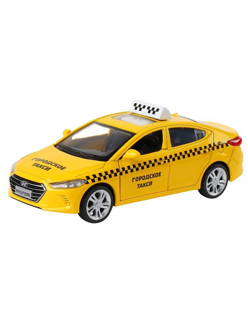 Модель машины 1:40 Hyundai Elantra Такси (11,5см) инерция