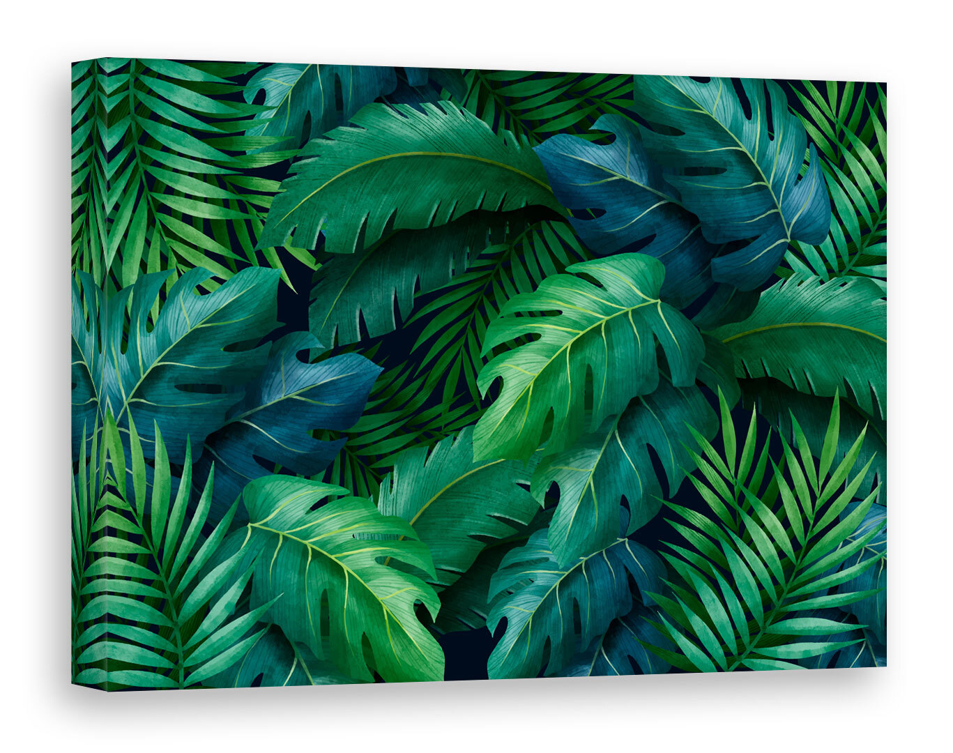 Тропические листья гравюра