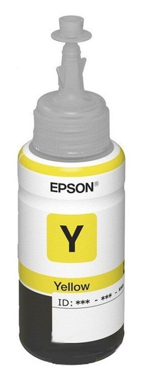 Чернила Epson 664, 70мл, желтый, оригинальные для Epson L100/L110 (C13T66444A)