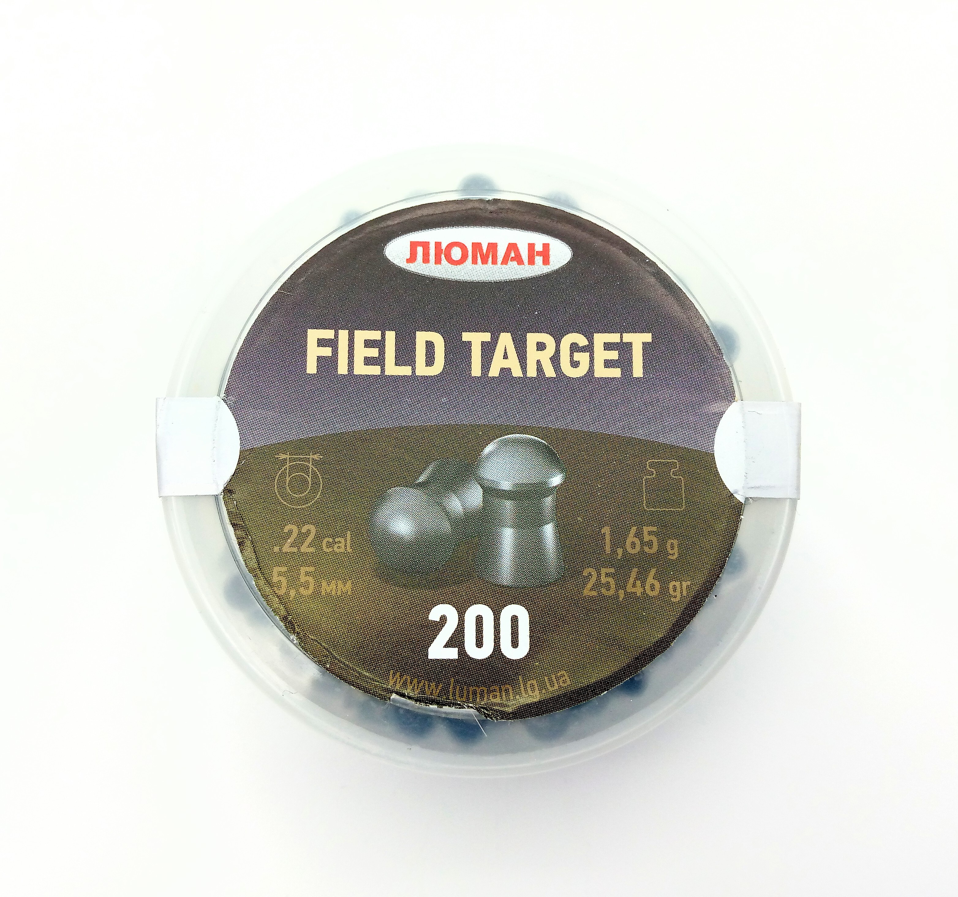 Пули для пневматики "Люман" 5,5 мм (1,65г) "Field Target" 200 шт.