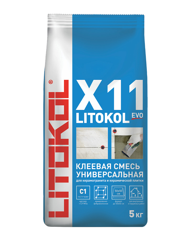 Клей для плитки LITOKOL X11 EVO (5кг)