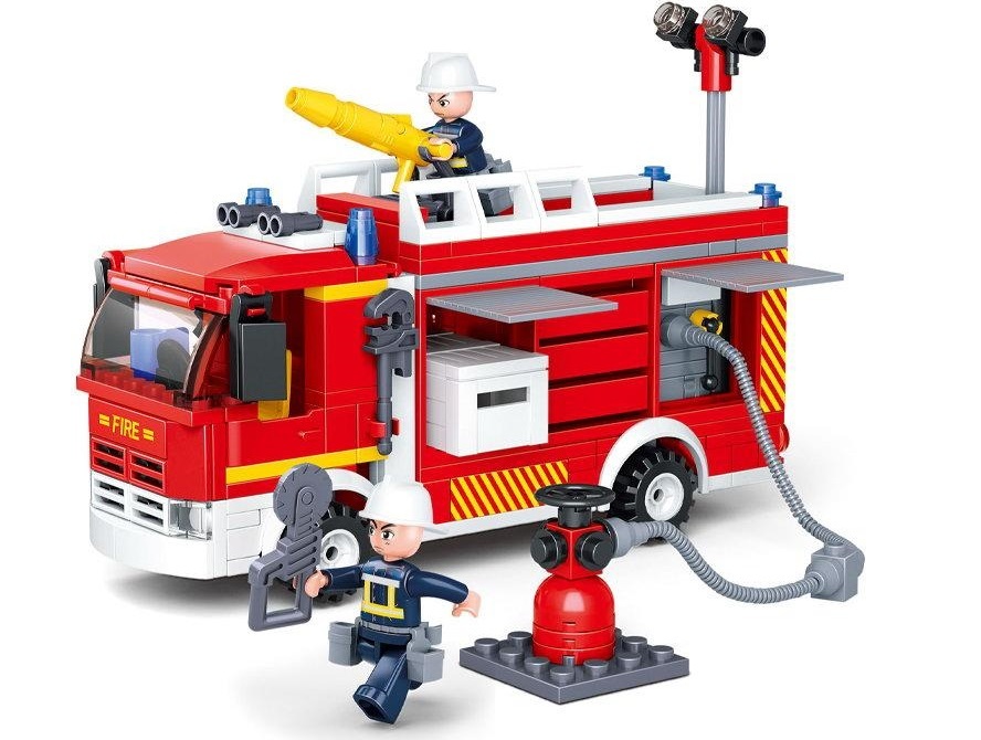 Конструктор BANBAO пожарные 8299 big Fire Truck