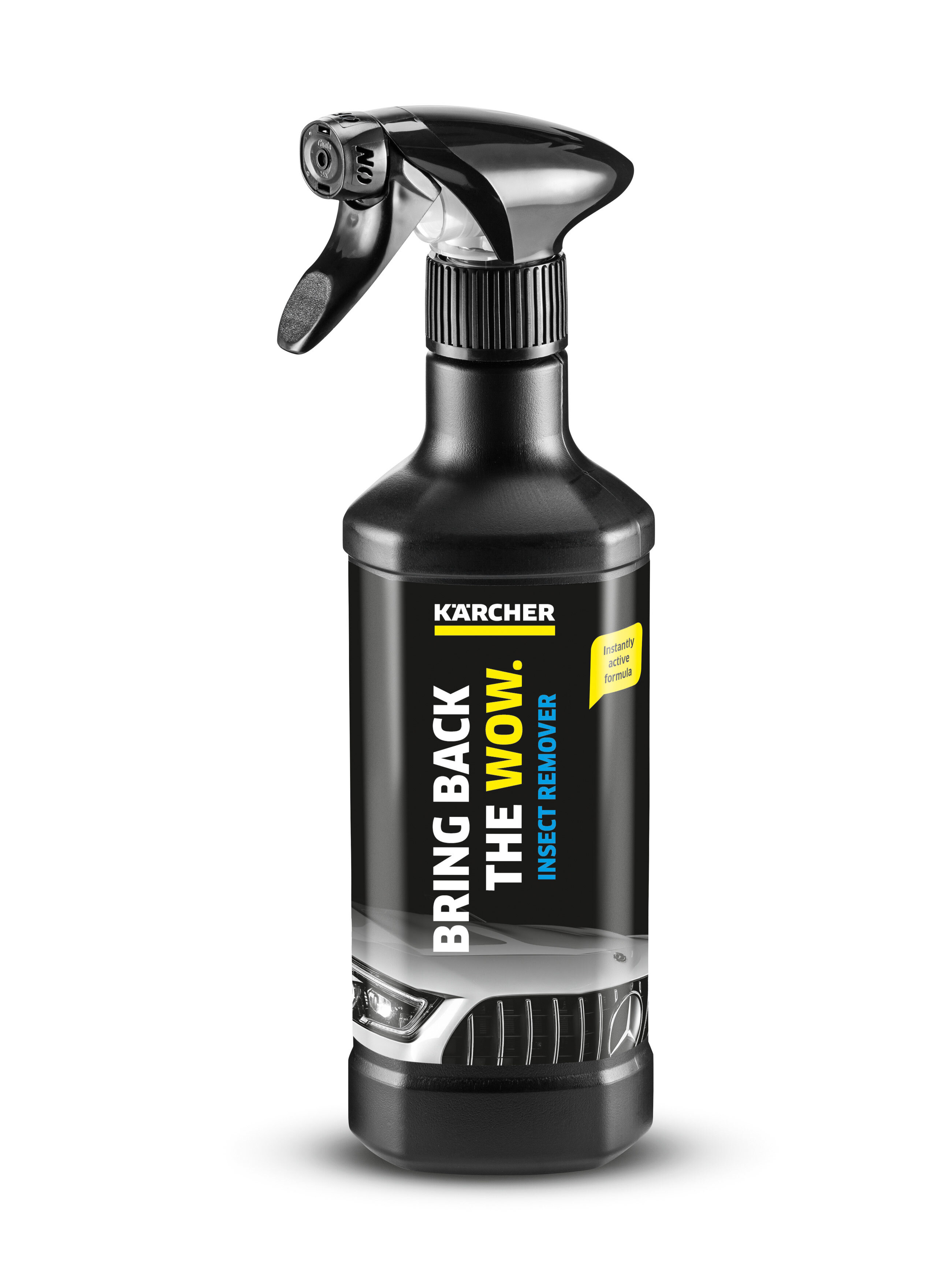 Средство для химчистки. Средство для следов от насекомых Karcher 6.295-761.0. Средство для удаления следов насекомых Karcher 6.295-761.0, 500 мл. Очиститель Керхер для машины. Средство для ухода за панелью приборов RM 652, 500 мл, 6.296-107.0, Karcher.